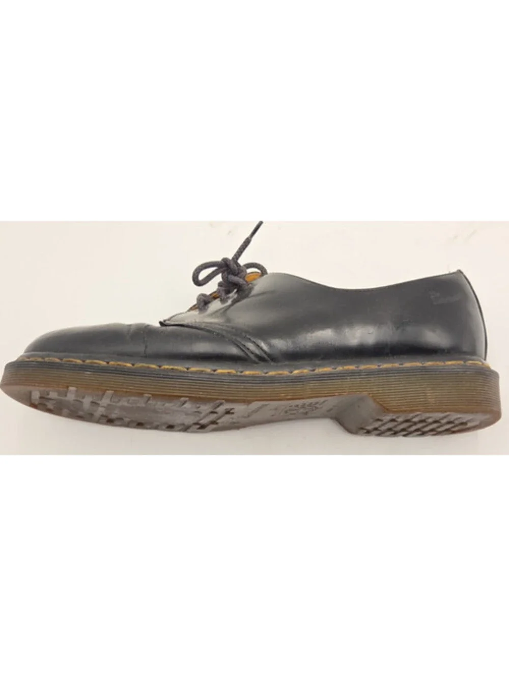 Vintage Dr. Martens Made in England Black Leather Oxford Combat Shoes Men's 11